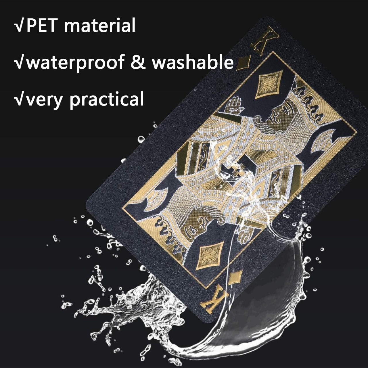 Playing Cards – Waterproof PVC, 54 Cards Set